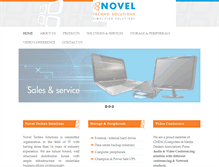 Tablet Screenshot of noveltechno.com